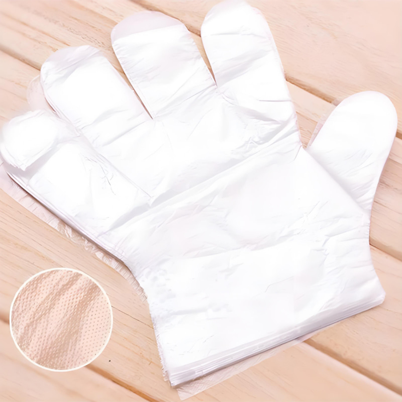 Su geçirmez ve yağa dayanıklı Kirli beyaz HDPE eldivenler Su geçirmez ve yağa dayanıklı Kirli beyaz HDPE eldivenler