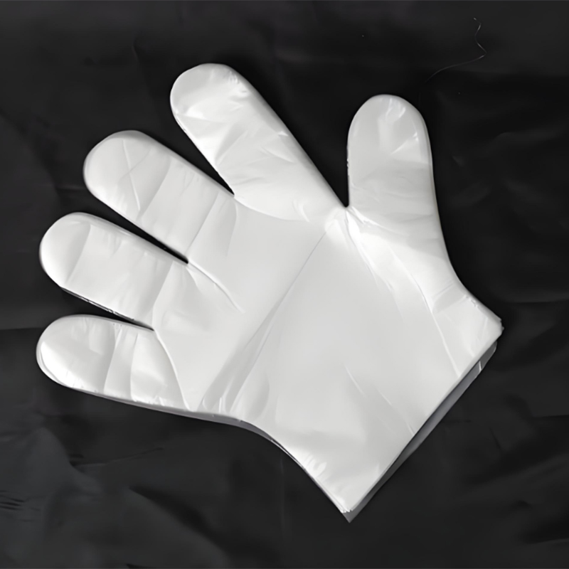 Su geçirmez ve yağa dayanıklı Kirli beyaz HDPE eldivenler Su geçirmez ve yağa dayanıklı Kirli beyaz HDPE eldivenler